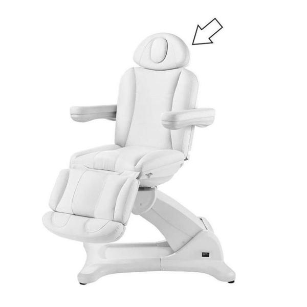 Coussin d'appui-tête gris pour brancard électrique périmétrique à deux sections Kinefis Quality